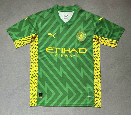 23/24 Manchester City Goalkeeper Green Soccer Jerseys Soccer Jerseys