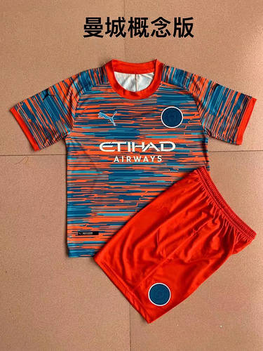 22/23 Manchester City Adult and Kids Orange Soccer Jerseys Soccer Jerseys