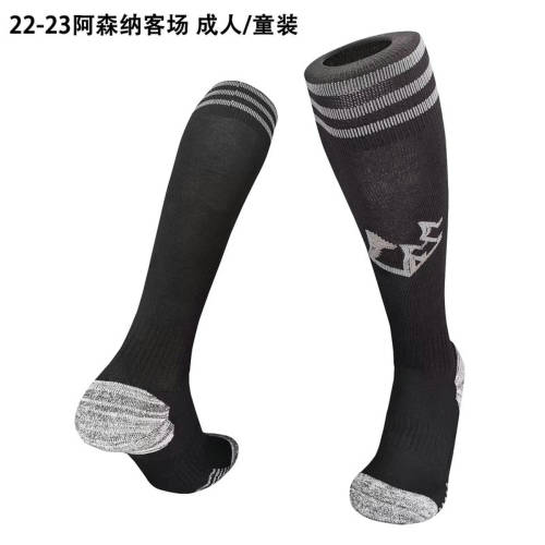 22/23 Arsenal Away Adult Kids Socks Soccer Jerseys