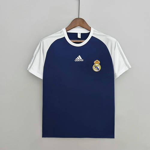 22/23 Real Madrid Training Suit Blue Soccer Jerseys