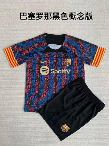 23/24 Barcelona Special Adults And Kids Soccer Jerseys