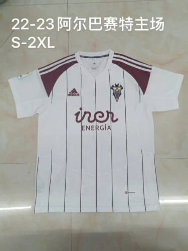 22/23 Albacete Balompié Home Soccer Jerseys