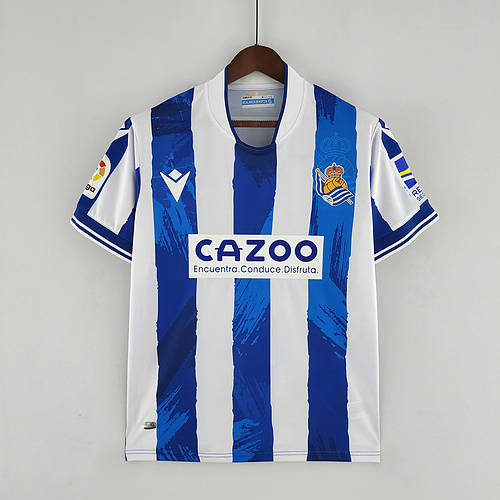 22/23 Real Sociedad Home Soccer Jerseys