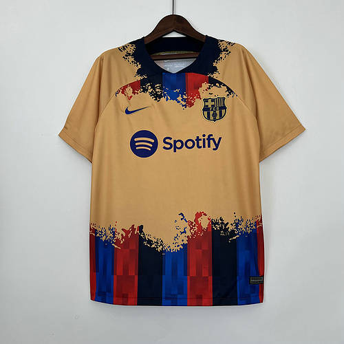 22/23 Barcelona Gold Special Soccer Jerseys