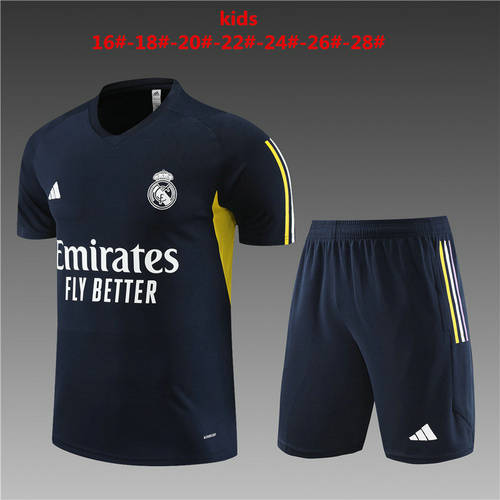 23/24 Real Madrid Kids Training Soccer Jerseys