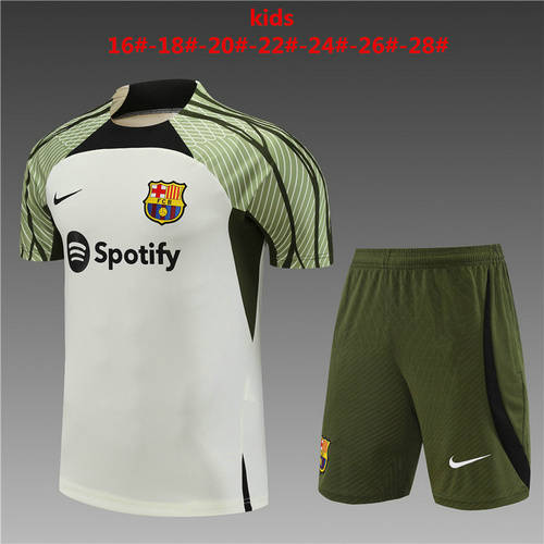 23/24 Barcelona Kids Training Soccer Jerseys