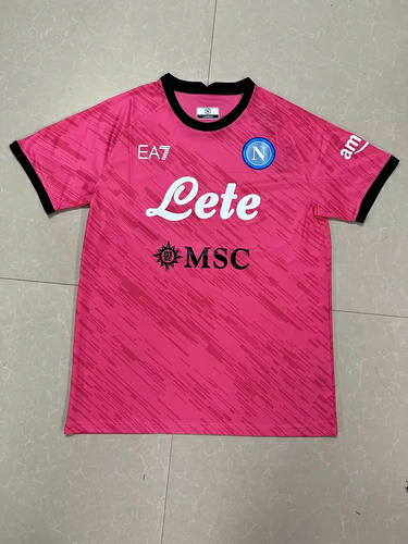 22/23 Napoli Goalkeeper Pink Soccer Jerseys