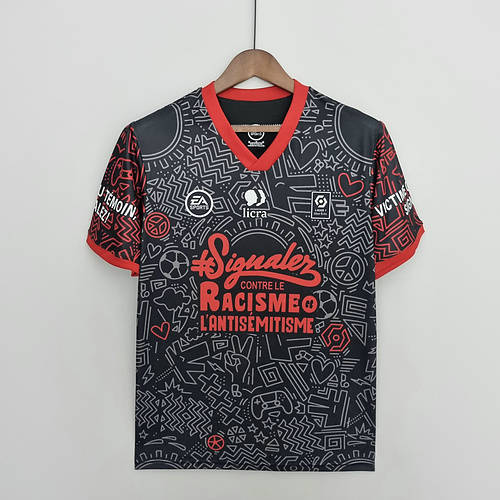 22/23 Paris Anti-racism Special Edition Black Soccer Jerseys