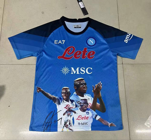 22/23 Napoli Home Champion Soccer Jerseys