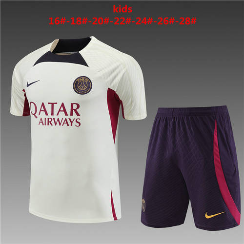 23/24 Paris Kids Training Soccer Jerseys