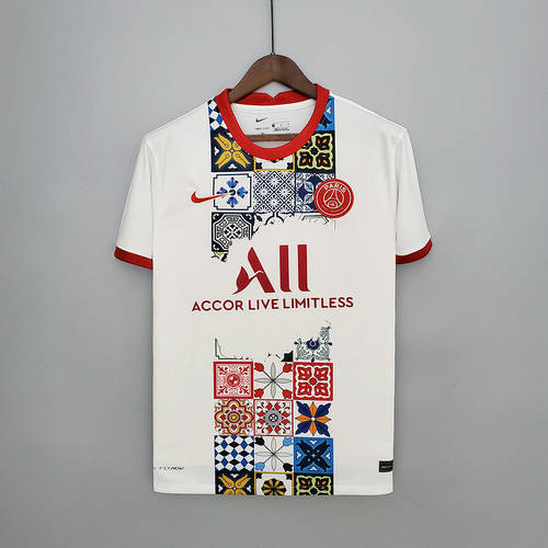 22/23 Paris White Training Soccer Jerseys