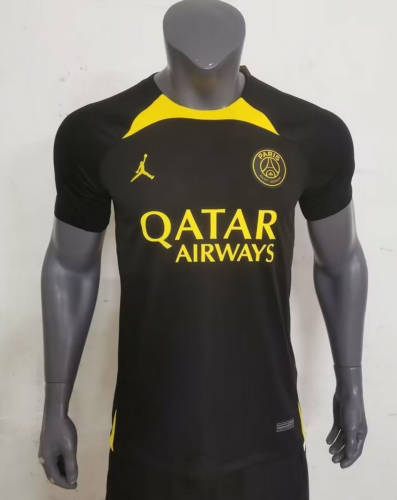 23/24 Paris Aj Black Training Soccer Jerseys