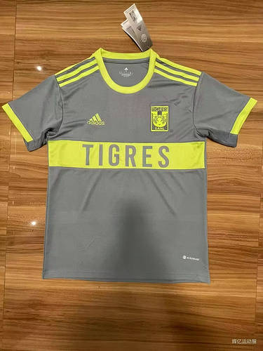 22/23 Tigres Third Gray Soccer Jerseys S-4xl