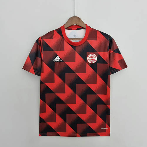 22/23 Bayern Red Training Soccer Jerseys