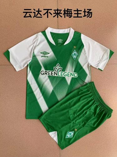 22/23 Werder Bremen Home Adult and Kids Soccer Jerseys