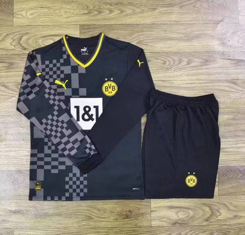 22/23 Dortmund Away Long Sleeve Soccer Jerseys