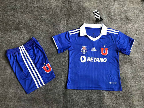 22/23 Universidad de Chile Home Kids Soccer Jerseys