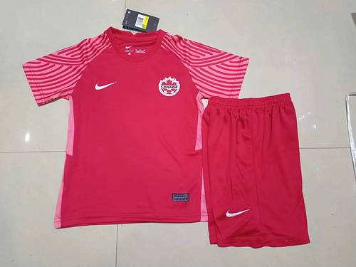 2022 Canada Home Kids Soccer Jerseys