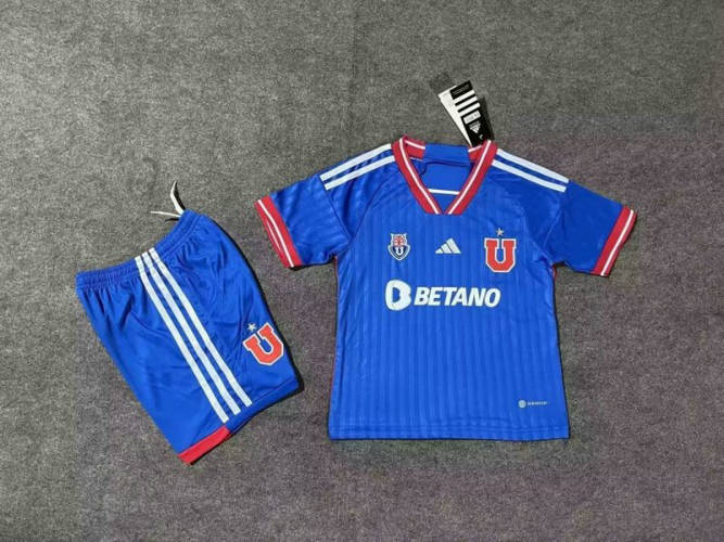 23/24 Universidad De Chile Home Kids Soccer Jerseys