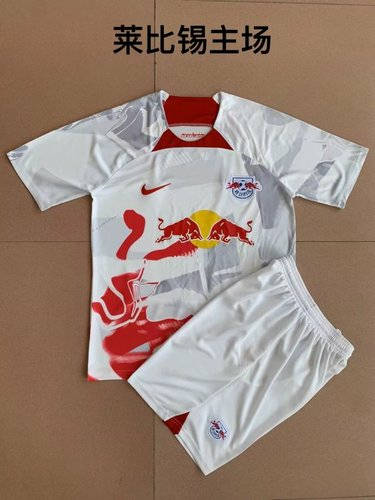 22/23 Leipzig Home Kids Soccer Jerseys