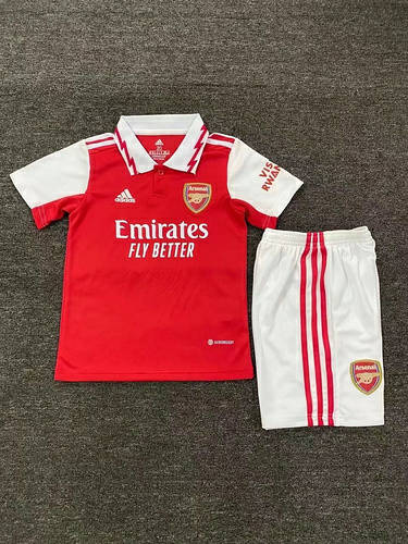 22/23 Arsenal Home Kids Soccer Jerseys