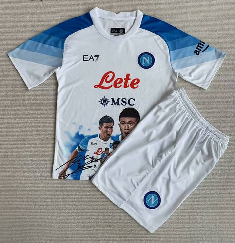 23/24 Napoli Kids Champion Soccer Jerseys