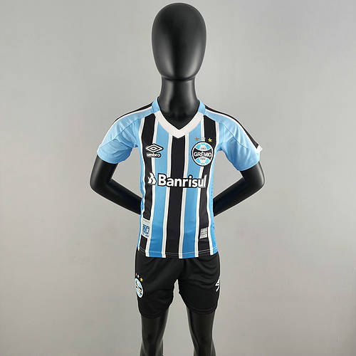 22/23 Gremio Home Kids Soccer Jerseys