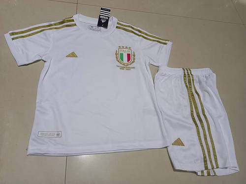 2023 Italy Kids 125th Soccer Jerseys