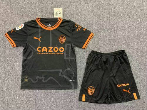 22/23 Valencia Away Kids Soccer Jerseys