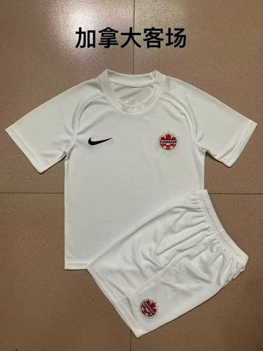 2022 Canada Away Kids Soccer Jerseys