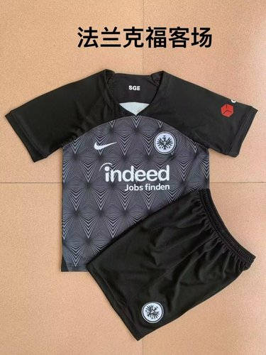 22/23 Frankfurt Away Kids Soccer Jerseys