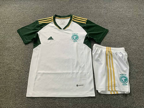 23/24 Saudi Arabia Away Kids Soccer Jerseys