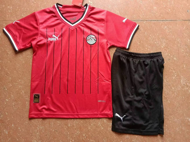 2022 Egypt Home Kids Soccer Jerseys