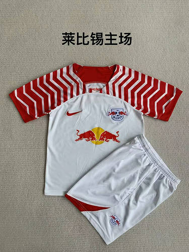 23/24 Rb Leipzig Home Kids Soccer Jerseys