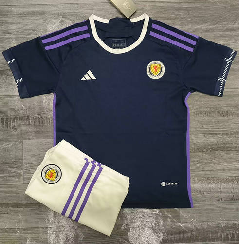 2022 Scotland Home Kids Soccer Jerseys