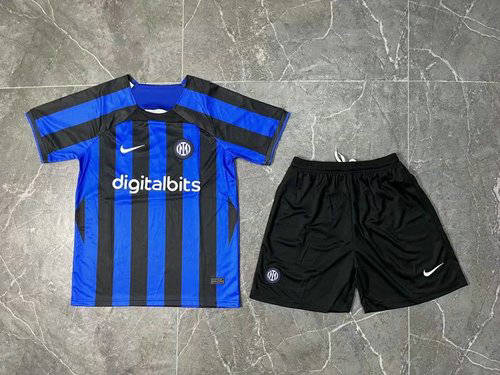 22/23 Inter Milan Home Kids Soccer Jerseys