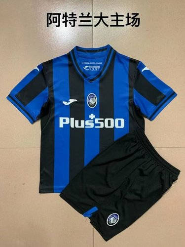 22/23 Atalanta Home Kids Soccer Jerseys