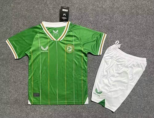 2023 Ireland Home Kids Soccer Jerseys