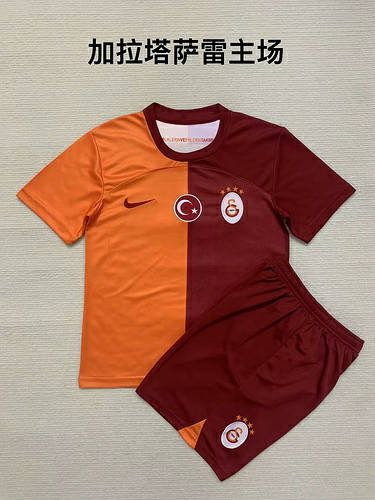 23/24 Galatasaray Home Kids Soccer Jerseys