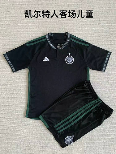 23/24 Celtic Away Kids Soccer Jerseys