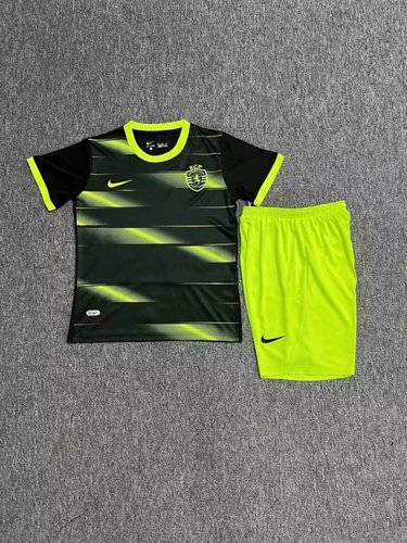 22/23 Sporting Lisbon Away Kids Soccer Jerseys