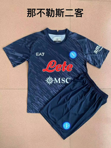 22/23 Napoli Third Kids Soccer Jerseys