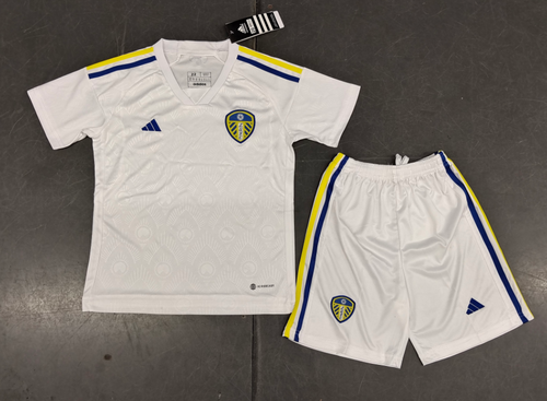 23/24 Leeds United United Home Kids Soccer Jerseys