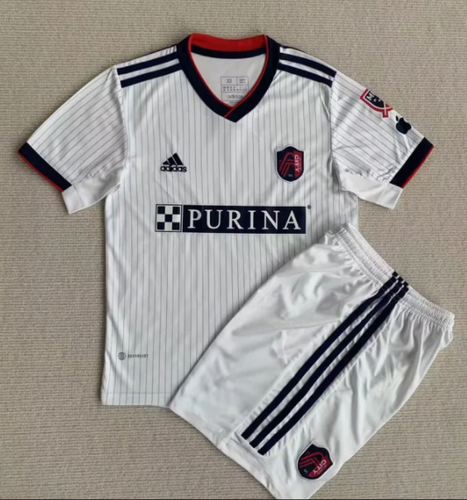 23/24 St. Louis City Sc Away Kids Soccer Jerseys