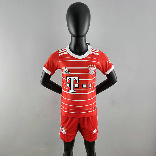 22/23 Bayern Home Kids Soccer Jerseys