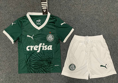 22/23 Palmeiras Home Kids Soccer Jerseys