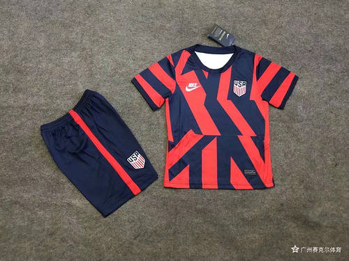 21/22 USA Away Kids Soccer Jerseys