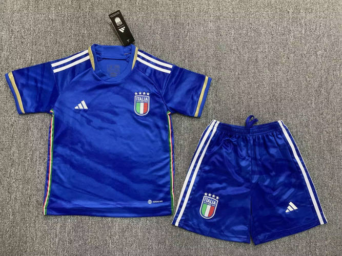 23/24 Italy Home Kids Soccer Jerseys