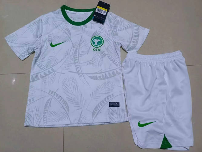 2022 Saudi Arabia Home Kids Soccer Jerseys