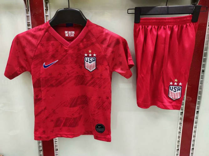 United States Away Red Kids 2019 Soccer Jersey